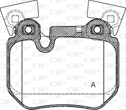 Open Parts BPA1373.00 - Komplet Pločica, disk-kočnica www.molydon.hr