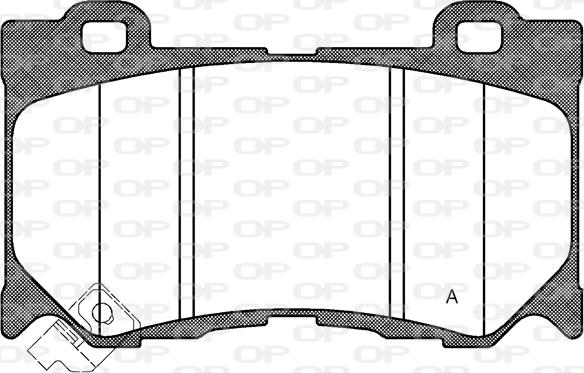 Open Parts BPA1372.01 - Komplet Pločica, disk-kočnica www.molydon.hr