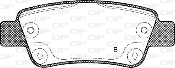 Open Parts BPA1290.02 - Komplet Pločica, disk-kočnica www.molydon.hr