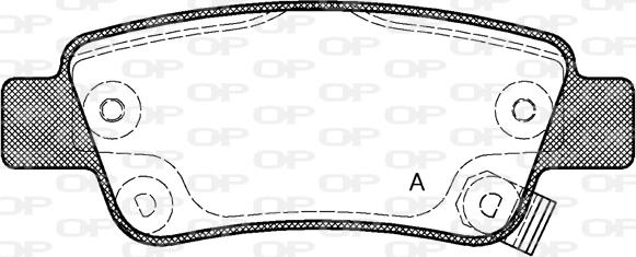 Open Parts BPA1290.02 - Komplet Pločica, disk-kočnica www.molydon.hr