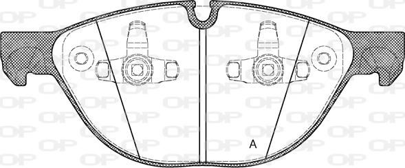 Open Parts BPA1298.00 - Komplet Pločica, disk-kočnica www.molydon.hr