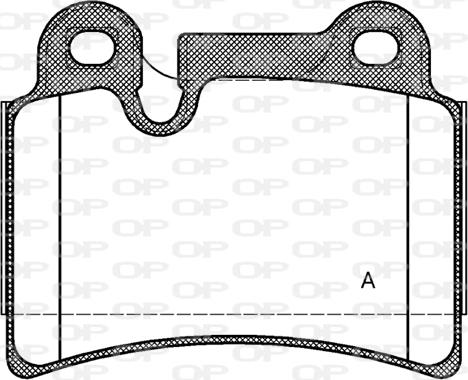 Open Parts BPA1240.00 - Komplet Pločica, disk-kočnica www.molydon.hr