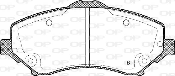 Open Parts BPA1259.02 - Komplet Pločica, disk-kočnica www.molydon.hr