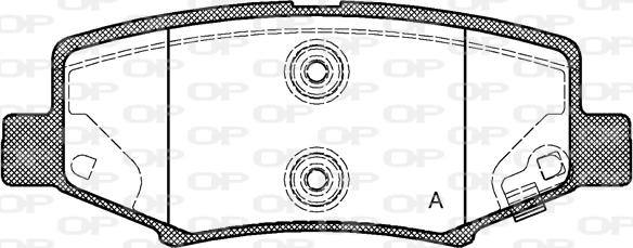 Open Parts BPA1264.02 - Komplet Pločica, disk-kočnica www.molydon.hr