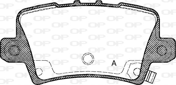 Open Parts BPA1206.02 - Komplet Pločica, disk-kočnica www.molydon.hr