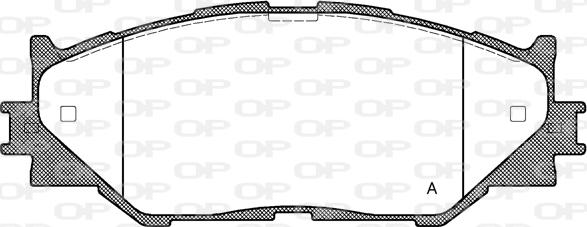 Open Parts BPA1201.00 - Komplet Pločica, disk-kočnica www.molydon.hr