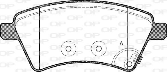 Open Parts BPA1215.01 - Komplet Pločica, disk-kočnica www.molydon.hr