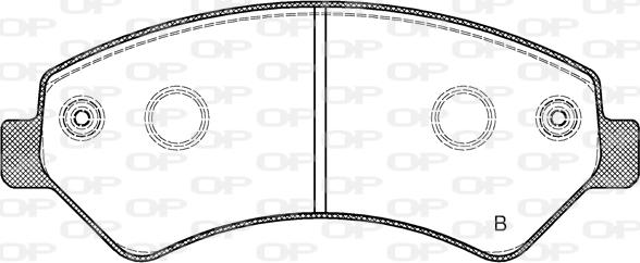 Open Parts BPA1275.01 - Komplet Pločica, disk-kočnica www.molydon.hr