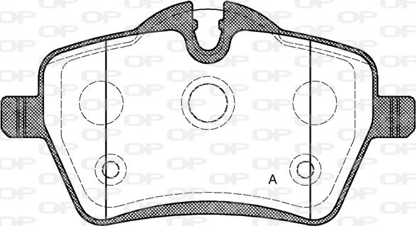 Open Parts BPA1277.00 - Komplet Pločica, disk-kočnica www.molydon.hr