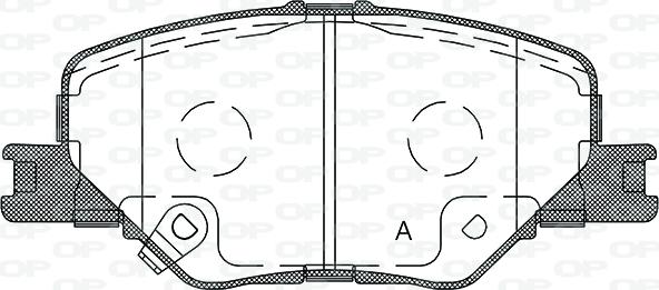 Open Parts BPA1795.02 - Komplet Pločica, disk-kočnica www.molydon.hr