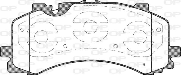 Open Parts BPA1744.00 - Komplet Pločica, disk-kočnica www.molydon.hr