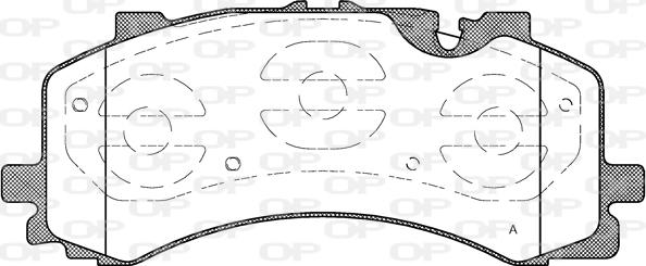 Open Parts BPA1744.00 - Komplet Pločica, disk-kočnica www.molydon.hr