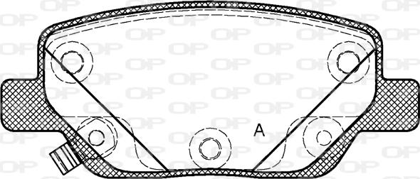 Open Parts BPA1700.02 - Komplet Pločica, disk-kočnica www.molydon.hr