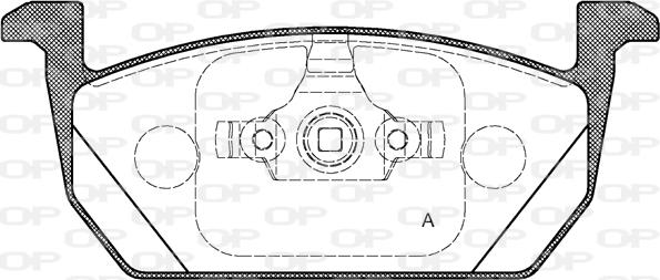 Open Parts BPA1710.00 - Komplet Pločica, disk-kočnica www.molydon.hr