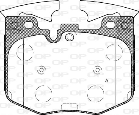 Open Parts BPA1711.00 - Komplet Pločica, disk-kočnica www.molydon.hr