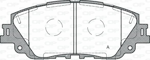 Open Parts BPA1787.00 - Komplet Pločica, disk-kočnica www.molydon.hr