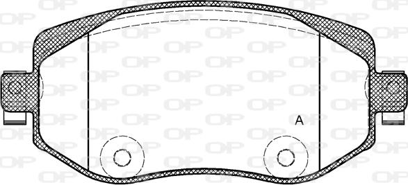 Open Parts BPA1724.08 - Komplet Pločica, disk-kočnica www.molydon.hr