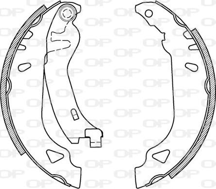 Open Parts BSA2094.00 - Komplet kočnica, bubanj kočnice www.molydon.hr