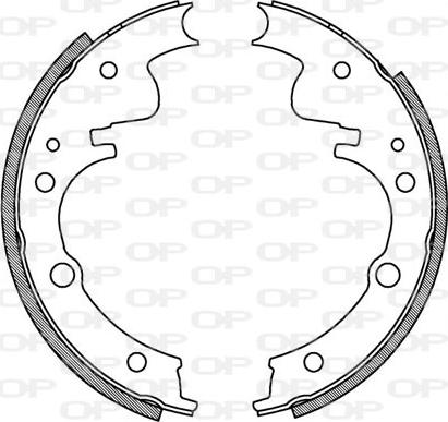 Open Parts BSA2045.00 - Komplet kočnica, bubanj kočnice www.molydon.hr