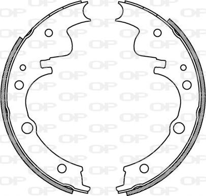 Open Parts BSA2058.00 - Komplet kočnica, bubanj kočnice www.molydon.hr