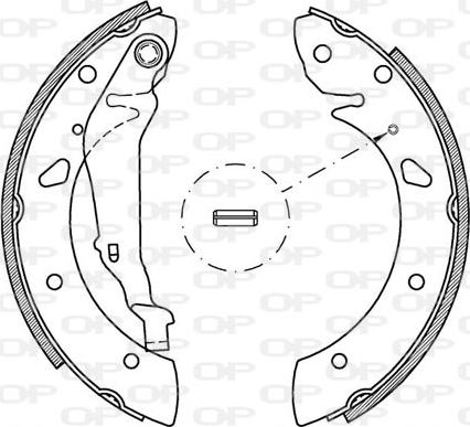 Open Parts BSA2052.00 - Komplet kočnica, bubanj kočnice www.molydon.hr