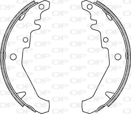 Open Parts BSA2069.00 - Komplet kočnica, bubanj kočnice www.molydon.hr