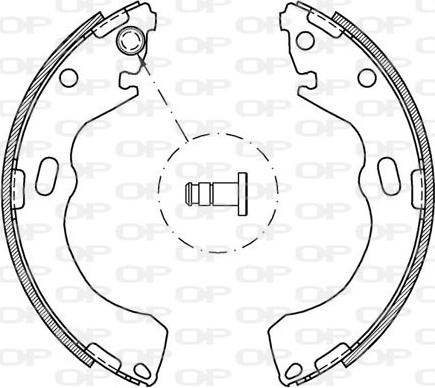 Open Parts BSA2075.00 - Komplet kočnica, bubanj kočnice www.molydon.hr