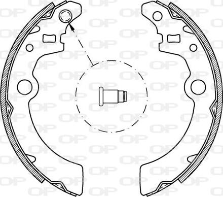 Open Parts BSA2073.00 - Komplet kočnica, bubanj kočnice www.molydon.hr