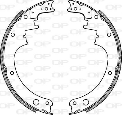 Open Parts BSA2072.00 - Komplet kočnica, bubanj kočnice www.molydon.hr