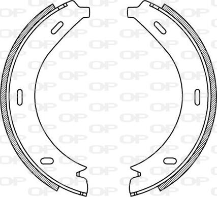 Open Parts BSA2195.00 - Komplet kočnica, bubanj kočnice www.molydon.hr