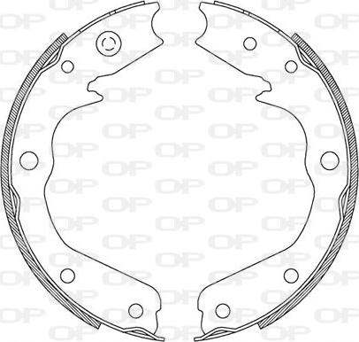 Open Parts BSA2191.00 - Komplet kočnica, bubanj kočnice www.molydon.hr