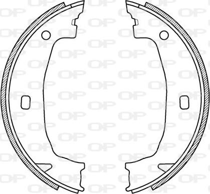 Open Parts BSA2197.00 - Komplet kočnica, bubanj kočnice www.molydon.hr