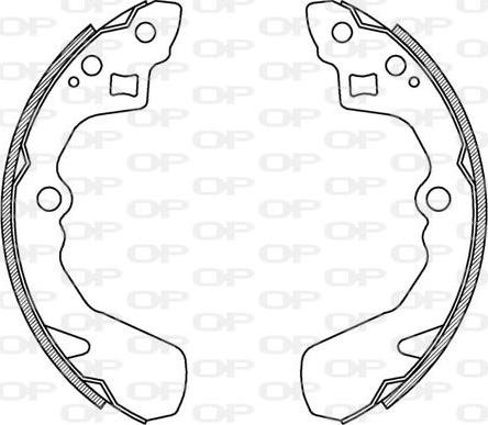 Open Parts BSA2145.00 - Komplet kočnica, bubanj kočnice www.molydon.hr