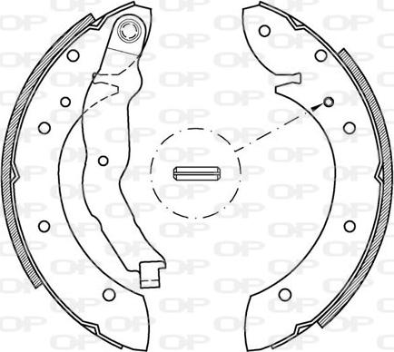 Open Parts BSA2148.00 - Komplet kočnica, bubanj kočnice www.molydon.hr