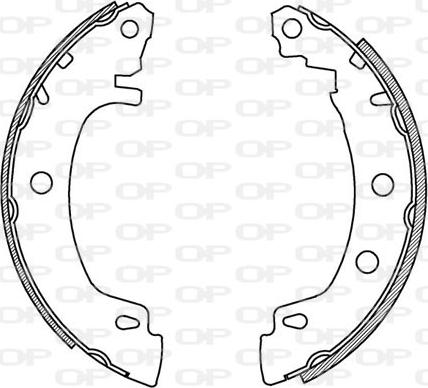 Open Parts BSA2157.00 - Komplet kočnica, bubanj kočnice www.molydon.hr