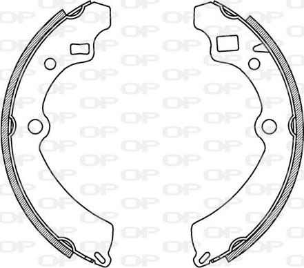 Open Parts BSA2164.00 - Komplet kočnica, bubanj kočnice www.molydon.hr