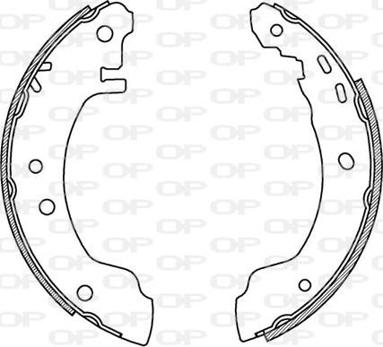 Open Parts BSA2168.00 - Komplet kočnica, bubanj kočnice www.molydon.hr