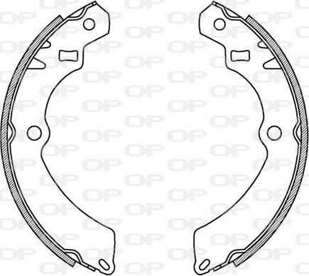 Open Parts BSA2109.00 - Komplet kočnica, bubanj kočnice www.molydon.hr