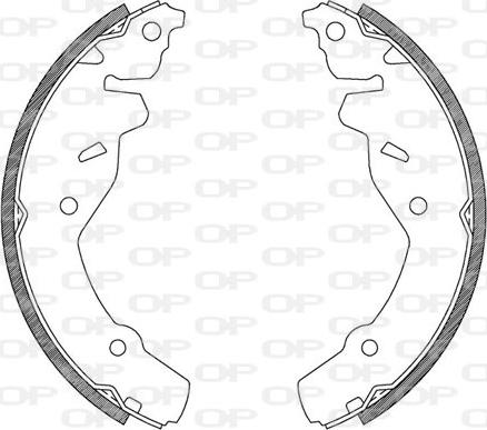 Open Parts BSA2106.00 - Komplet kočnica, bubanj kočnice www.molydon.hr