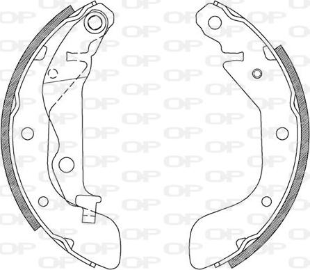 Open Parts BSA2117.00 - Komplet kočnica, bubanj kočnice www.molydon.hr