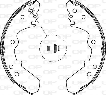 Open Parts BSA2139.00 - Komplet kočnica, bubanj kočnice www.molydon.hr