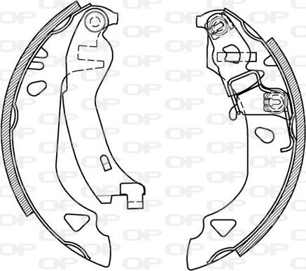 Open Parts BSA2131.00 - Komplet kočnica, bubanj kočnice www.molydon.hr