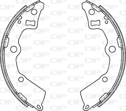 Open Parts BSA2125.00 - Komplet kočnica, bubanj kočnice www.molydon.hr