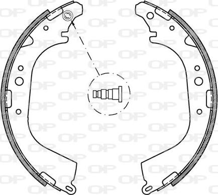 Open Parts BSA2175.00 - Komplet kočnica, bubanj kočnice www.molydon.hr