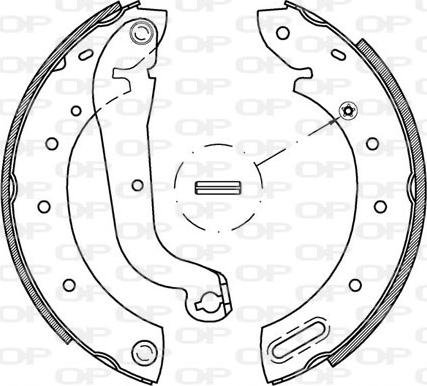 Open Parts BSA2171.00 - Komplet kočnica, bubanj kočnice www.molydon.hr