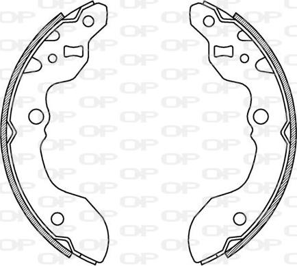 Open Parts BSA2178.00 - Komplet kočnica, bubanj kočnice www.molydon.hr