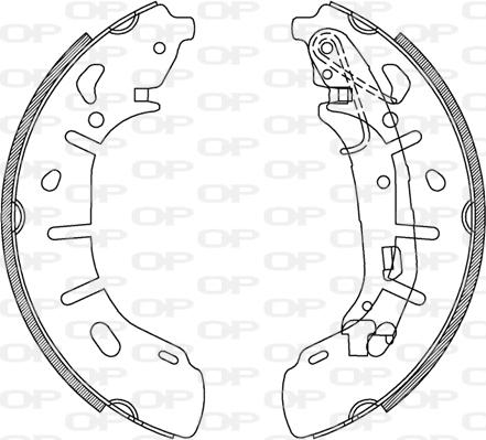 Open Parts BSA2240.00 - Komplet kočnica, bubanj kočnice www.molydon.hr