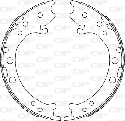 Open Parts BSA2243.00 - Komplet kočnica, bubanj kočnice www.molydon.hr