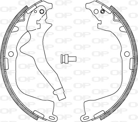 Open Parts BSA2242.00 - Komplet kočnica, bubanj kočnice www.molydon.hr