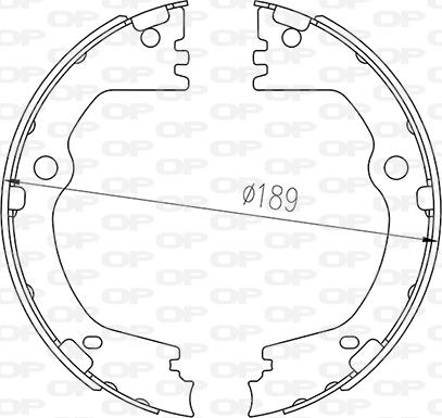 Open Parts BSA2267.00 - Komplet kočnica, bubanj kočnice www.molydon.hr